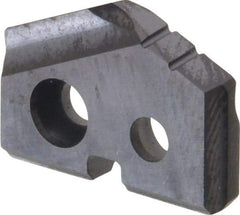 Allied Machine and Engineering - 1/2" Diam x 3/32" Thick, Seat Code Z, 132° Included Angle Spade Drill Insert - TiAlN Coated, Carbide, Grade K20, Series T-A - Benchmark Tooling