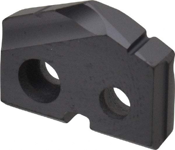 Allied Machine and Engineering - 37/64" Diam x 1/8" Thick, Seat Code 0, 132° Included Angle Spade Drill Insert - TiAlN Coated, Carbide, Grade P40, Series T-A - Benchmark Tooling