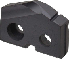 Allied Machine and Engineering - 37/64" Diam x 1/8" Thick, Seat Code 0, 132° Included Angle Spade Drill Insert - TiAlN Coated, Carbide, Grade P40, Series T-A - Benchmark Tooling