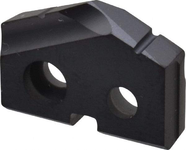 Allied Machine and Engineering - 39/64" Diam x 1/8" Thick, Seat Code 0, 132° Included Angle Spade Drill Insert - TiAlN Coated, Carbide, Grade P40, Series T-A - Benchmark Tooling