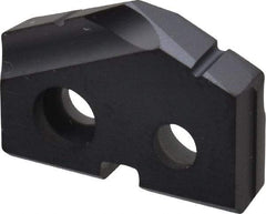 Allied Machine and Engineering - 39/64" Diam x 1/8" Thick, Seat Code 0, 132° Included Angle Spade Drill Insert - TiAlN Coated, Carbide, Grade P40, Series T-A - Benchmark Tooling