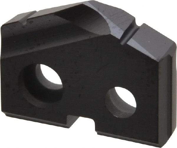Allied Machine and Engineering - 9/16" Diam x 1/8" Thick, Seat Code 0, 132° Included Angle Spade Drill Insert - TiAlN Coated, Carbide, Grade P40, Series T-A - Benchmark Tooling