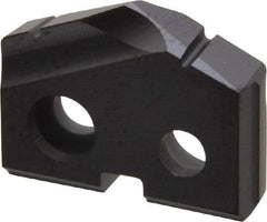Allied Machine and Engineering - 9/16" Diam x 1/8" Thick, Seat Code 0, 132° Included Angle Spade Drill Insert - TiAlN Coated, Carbide, Grade P40, Series T-A - Benchmark Tooling