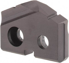 Allied Machine and Engineering - 19/32" Diam x 1/8" Thick, Seat Code 0, 132° Included Angle Spade Drill Insert - TiAlN Coated, Carbide, Grade P40, Series T-A - Benchmark Tooling