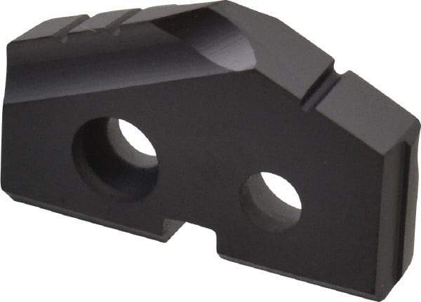 Allied Machine and Engineering - 11/16" Diam x 1/8" Thick, Seat Code 0, 132° Included Angle Spade Drill Insert - TiAlN Coated, Carbide, Grade P40, Series T-A - Benchmark Tooling