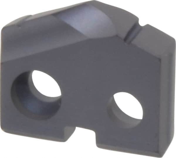 Allied Machine and Engineering - 13mm Diam x 1/8" Thick, Seat Code 0, 132° Included Angle Spade Drill Insert - TiAlN Coated, Carbide, Grade P40, Series T-A - Benchmark Tooling
