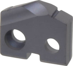 Allied Machine and Engineering - 13mm Diam x 1/8" Thick, Seat Code 0, 132° Included Angle Spade Drill Insert - TiAlN Coated, Carbide, Grade P40, Series T-A - Benchmark Tooling