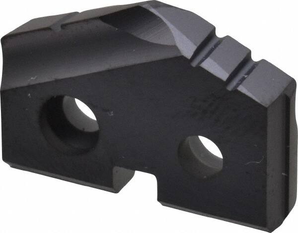 Allied Machine and Engineering - 51/64" Diam x 5/32" Thick, Seat Code 1, 132° Included Angle Spade Drill Insert - TiAlN Coated, Carbide, Grade P40, Series T-A - Benchmark Tooling