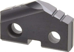 Allied Machine and Engineering - 1" Diam x 3/16" Thick, Seat Code 2, 132° Included Angle Spade Drill Insert - TiAlN Coated, Carbide, Grade P40, Series T-A - Benchmark Tooling