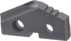 Allied Machine and Engineering - 1-7/32" Diam x 3/16" Thick, Seat Code 2, 132° Included Angle Spade Drill Insert - TiAlN Coated, Carbide, Grade P40, Series T-A - Benchmark Tooling