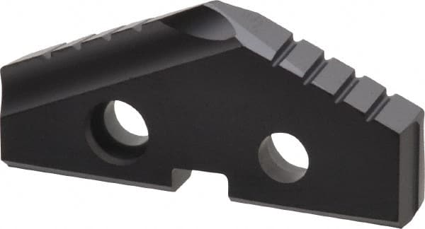 Allied Machine and Engineering - 1-3/8" Diam x 3/16" Thick, Seat Code 2, 132° Included Angle Spade Drill Insert - TiAlN Coated, Carbide, Grade P40, Series T-A - Benchmark Tooling