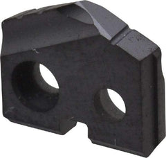 Allied Machine and Engineering - 27/64" Diam x 3/32" Thick, Seat Code Y, 132° Included Angle Spade Drill Insert - TiAlN Coated, Carbide, Grade P40, Series T-A - Benchmark Tooling