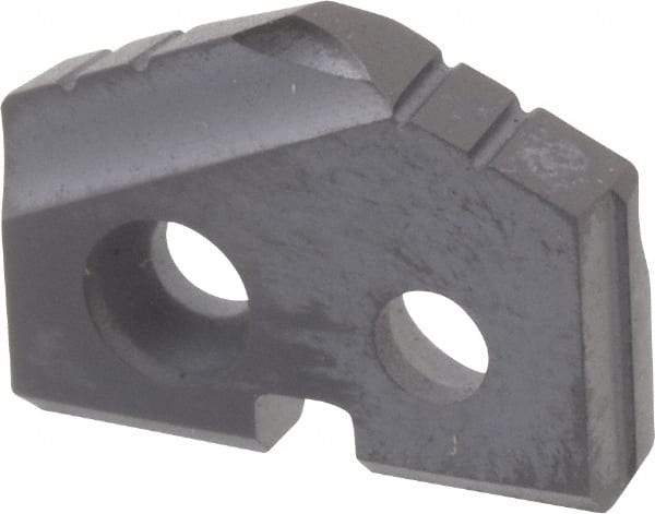 Allied Machine and Engineering - 31/64" Diam x 3/32" Thick, Seat Code Z, 132° Included Angle Spade Drill Insert - TiAlN Coated, Carbide, Grade P40, Series T-A - Benchmark Tooling