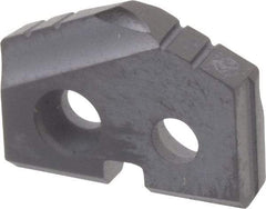 Allied Machine and Engineering - 31/64" Diam x 3/32" Thick, Seat Code Z, 132° Included Angle Spade Drill Insert - TiAlN Coated, Carbide, Grade P40, Series T-A - Benchmark Tooling