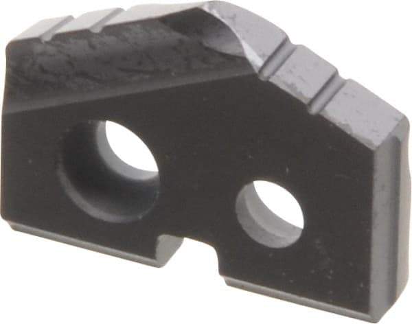 Allied Machine and Engineering - 1/2" Diam x 3/32" Thick, Seat Code Z, 132° Included Angle Spade Drill Insert - TiAlN Coated, Carbide, Grade P40, Series T-A - Benchmark Tooling