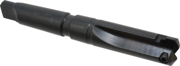 Allied Machine and Engineering - Series A, 31/32 to 1-3/8" Diam, 3MT Taper Shank, Straight Flute Spade Drill - 3" Max Depth, 3-23/32" Body Length, 6-7/8" OAL, Short Length - Benchmark Tooling