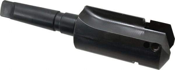 Allied Machine and Engineering - Series E, 2-1/2 to 3-3/8" Diam, 4MT Taper Shank, Straight Flute Spade Drill - 5" Max Depth, 6-5/16" Body Length, 9-7/8" OAL, Short Length - Benchmark Tooling