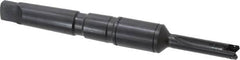 Allied Machine and Engineering - Series Y, 3/8 to 27/64" Diam, 2MT Taper Shank, Straight Flute Spade Drill - 1-1/4" Max Depth, 3-15/32" Body Length, 6-5/16" OAL, Short Length, Through Coolant - Benchmark Tooling