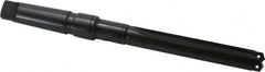 Allied Machine and Engineering - Series 2, 31/32 to 1-3/8" Diam, 4MT Taper Shank, Straight Flute Spade Drill - 5-3/8" Max Depth, 8-19/64" Body Length, 12-25/32" OAL, Intermediate Length, Through Coolant - Benchmark Tooling
