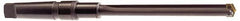Allied Machine and Engineering - Series 0.5, 39/64 to 11/16" Diam, 2MT Taper Shank, Straight Flute Spade Drill - 4-1/2" Max Depth, 6-49/64" Body Length, 9-19/32" OAL, Extended Length, Through Coolant - Benchmark Tooling