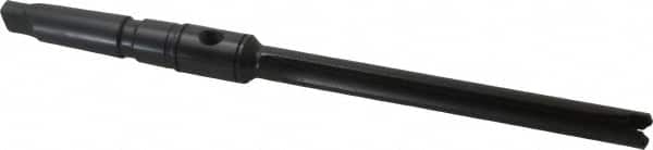 Allied Machine and Engineering - Series 1, 45/64 to 15/16" Diam, 3MT Taper Shank, Straight Flute Spade Drill - 6-3/4" Max Depth, 9-39/64" Body Length, 13-5/32" OAL, Standard Length, Through Coolant - Benchmark Tooling