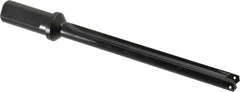 Allied Machine and Engineering - Series 1, 45/64 to 15/16" Diam, 1" Diam Straight Shank with Flange, Straight Flute Spade Drill - 6-5/8" Max Depth, 8-15/64" Body Length, 10-3/8" OAL, Standard Length, Through Coolant - Benchmark Tooling