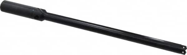 Allied Machine and Engineering - Series 1, 45/64 to 15/16" Diam, 1" Diam Straight Shank, Straight Flute Spade Drill - 10-5/8" Max Depth, 12-1/64" Body Length, 14-7/8" OAL, Extended Length, Through Coolant - Benchmark Tooling