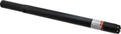 Allied Machine and Engineering - Series 3, 1-13/32 to 1-7/8" Diam, 1-1/4" Diam Straight Shank, Straight Flute Spade Drill - 13-3/4" Max Depth, 15-3/16" Body Length, 19" OAL, Extended Length, Through Coolant - Benchmark Tooling