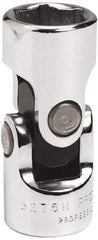 Proto - 3/8" Drive, Standard Hand Socket - 6 Points, 1-3/4" OAL, Alloy Steel, Chrome Finish - Benchmark Tooling