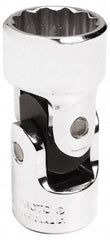 Proto - 3/8" Drive, Standard Hand Socket - 12 Points, 2-3/32" OAL, Alloy Steel, Chrome Finish - Benchmark Tooling