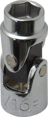 Proto - 7/16", 3/8" Drive, Standard Hand Socket - 6 Points, 1-3/4" OAL, Alloy Steel, Chrome Finish - Benchmark Tooling