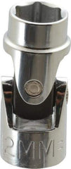 Proto - 3/8" Drive, Standard Hand Socket - 6 Points, 1-3/4" OAL, Alloy Steel, Chrome Finish - Benchmark Tooling