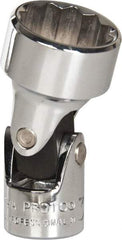 Proto - 3/4", 3/8" Drive, Standard Hand Socket - 12 Points, 2" OAL, Alloy Steel, Chrome Finish - Benchmark Tooling