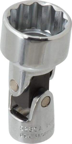 Proto - 7/8", 3/4" Drive, Standard Hand Socket - 12 Points, 2" OAL, Chrome Finish - Benchmark Tooling