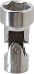 Proto - 3/8" Drive, Standard Hand Socket - 6 Points, 2" OAL, Alloy Steel, Chrome Finish - Benchmark Tooling