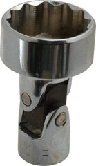 Proto - 1", 3/8" Drive, Standard Hand Socket - 12 Points, 2-3/32" OAL, Alloy Steel, Chrome Finish - Benchmark Tooling