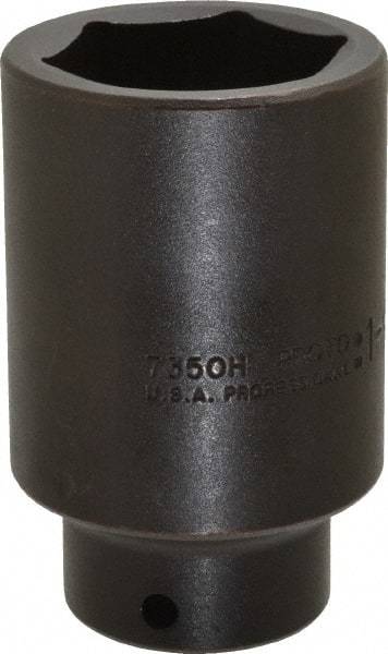 Proto - 1/2" Drive 1-9/16" Deep Impact Socket - 6 Points, 3-1/2" OAL - Benchmark Tooling