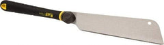 Stanley - 9" Steel Blade Single Edge Pull Saw - Ergonomic Glass-Filled Nylon, ABS, TPE Handle with Cushion Grip, 23-1/2" OAL - Benchmark Tooling