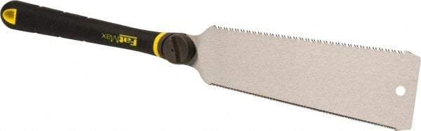 Stanley - 10" Steel Blade Double Edge Pull Saw - ErgonomicGlass-Filled Nylon, ABS, TPE Handle with Cushion Grip, 23-1/2" OAL - Benchmark Tooling