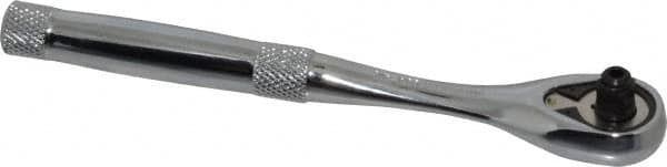 Proto - 1/4" Drive Pear Head Aerospace Ratchet - Chrome Finish, 6-11/16" OAL, 45 Gear Teeth, Standard Head - Benchmark Tooling