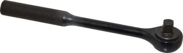 Proto - 3/8" Drive Round Head Standard Ratchet - Black Oxide Finish, 7-3/8" OAL, 72 Gear Teeth, Standard Head - Benchmark Tooling