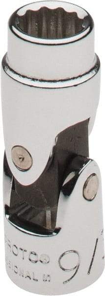 Proto - 9/32", 1/4" Drive, Standard Hand Socket - 12 Points, 1-13/32" OAL, Alloy Steel, Chrome Finish - Benchmark Tooling
