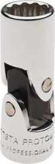 Proto - 11/32", 1/4" Drive, Standard Hand Socket - 12 Points, 1-25/64" OAL, Alloy Steel, Chrome Finish - Benchmark Tooling