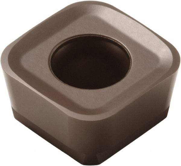 Seco - SCET120630 MD16 Grade T350M Carbide Milling Insert - TiCN/Al2O3 Finish, 1/4" Thick, 1/2" Inscribed Circle, 0.118" Corner Radius - Benchmark Tooling