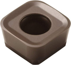 Seco - SCET120630 MD16 Grade T350M Carbide Milling Insert - TiCN/Al2O3 Finish, 1/4" Thick, 1/2" Inscribed Circle, 0.118" Corner Radius - Benchmark Tooling