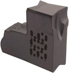 Iscar - TAGN J IC908 Grade, 0.118" Cutting Width, Carbide Cutoff Insert - 0° Neutral Lead Angle, 0.0079" Cnr Rad, TiAlN Coated, Single End - Benchmark Tooling