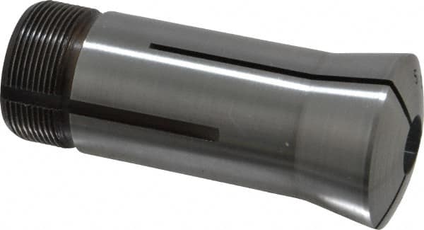 Lyndex - 31/64 Inch 5C Round Collet - 3.27 Inch Overall Length, 1.041-24 Internal Thread Size, Steel, 0.0011 Inch TIR - Exact Industrial Supply