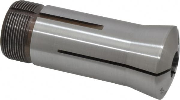 Lyndex - 33/64 Inch 5C Round Collet - 3.27 Inch Overall Length, 1.041-24 Internal Thread Size, Steel, 0.0011 Inch TIR - Exact Industrial Supply