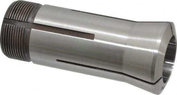 Lyndex - 61/64 Inch 5C Round Collet - 3.27 Inch Overall Length, 1.041-24 Internal Thread Size, Steel, 0.0011 Inch TIR - Exact Industrial Supply