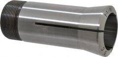 Lyndex - 1-1/16 Inch 5C Round Collet - 3.27 Inch Overall Length, 1.041-24 Internal Thread Size, Steel, 0.0011 Inch TIR - Exact Industrial Supply